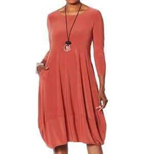 Marla Wynne Sz XL Jersey Knit Pocket Dress
